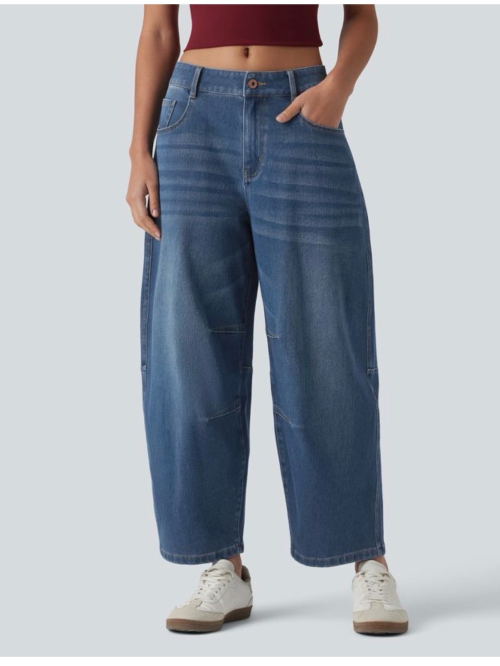 NWT Halara Flex Barrel Jeans